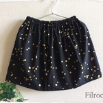 キラキラドットのスカート  子供服