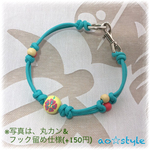 ♡愛犬用♡ウッドビーズチョーカー(HBC×AQB)