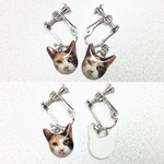 【オーダーメイド】揺れる！あなたのおうちの犬猫・好きなものイヤリング♡