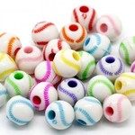 アクリルビーズ  12mm×11mm（100個入）【送料無料】／GYOPA-0326