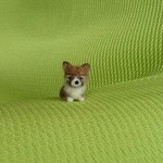 コーギー レッド＆ホワイト パピー羊毛フェルト