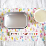 20×30_【再】ランチョンマット<しずく>_#094_luncheon mat<20×30_drop>