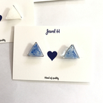 《 SELE》700円→500円春夏マーブルトライアングルアクセ 