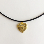 【送料無料】9color 2type アンティーク風ハートのチョーカー*