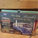 ハンドメイドワーゲンバス時計:The day Beach is better at 