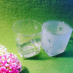 ☆starry glass☆(white&clearペアセット)