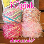 #261 i♡pink3 引き揃え糸 4玉セット