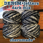 #264 DENIM×letters darkmix 引き揃え糸 バラ売り