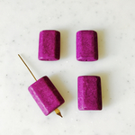 Vintage Purple Washed Rectangle Beads 《5039》