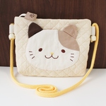 ねこさん☆ポシェット　しろちゃさん♪　☆出産祝いにも☆