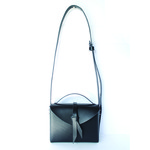 2way mini  box bag / 2way ミニ レザーボックスバッグ #黒色