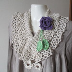 春夏・ギャザーの出来るミニストール・ベージュ④・26A