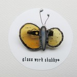 ステンドグラスのブローチ☆ちょうちょ
