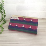 いちから様★オールドピンクフリルボーダーの長財布