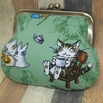 【猫のダヤン】親子がま口財布