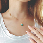 Turquoise Infinity Necklace