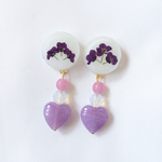 アリッサム×import beads pierce