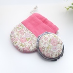 LIBERTY 　Felicite　フェリシテ　33P　コンパクトミラー&カラーリネン　巾着ポーチset　B