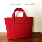 iwa.S RED..tote bag 8号帆布・赤