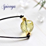 宝石質＊Shinyレモンクォーツ＊キューブ・レモン
