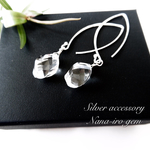 ＊再販＊silver crystal pierce