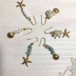 送料無料‼︎ サマーピアス🐚組み合わせ自由🐠 樹脂ピアス/樹脂イヤリング