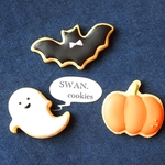 ハロウィン３P SET　Icing cookie brooch 