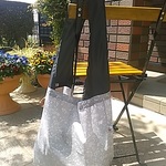 エコバッグ　ワンショルダー　はな柄