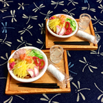 再販  ミニチュア  冷やし中華