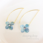 swing hydrangea pierce (ブルーグリーン)