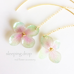 swing hydrangea pierce (ピンクグリーン)