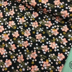 108×50★和柄★桜★黒地