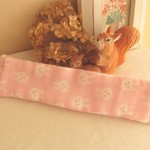 難有今回のみ*水筒肩ひもベルトカバー８重ガーゼ*pinkうさぎ🐰