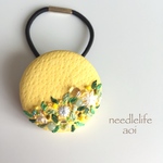 lemonyellowⅡ〜刺繍ヘアゴム〜