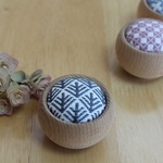 ＊nllo3ollm様オーダー品＊こぎん刺し　ピンクッション　【松笠】