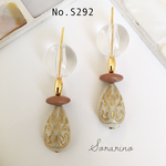 No.S292 上品✧︎ ドイツビーズ×アンティークピアス