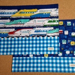 ３０×４０新幹線のランチョンマット　２枚セット