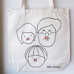 nice family 僕の家族 手描きトート2