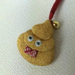 ちりめんうんこ君根付
