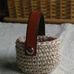 ワンハンドルのミニかご🌸