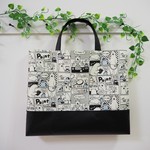 ＊ラミネート＊パンケーキつくろう！シロクマ＆ペンギンのレッスンバッグ