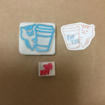 カップからネコさん☆ForYouスタンプ付き