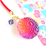 煌メキ和菓子　ストラップ　菊