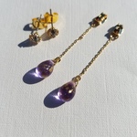 ✨2wayパープルピアスⅡ✨