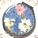 【5度目の再販*】 押し花コンパクトミラー /手鏡 ＊受注制作＊