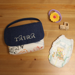 お名前刺繍 おむつポーチ