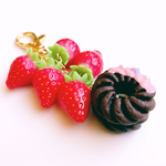 いちごとショコラフレンチのキーホルダー