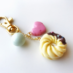 フレンチクルーラーのキーホルダー