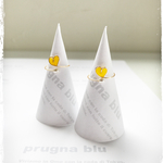 【再販】◇yellow♡小さなハート◇ピンキーリング