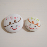 【受注製作】再販♡おなまえ ブローチ